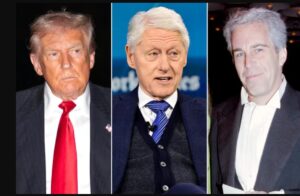 Donald Trump; Bill Clinton; Jeffrey Epstein.